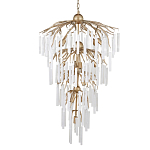 Люстра многоярусная с трубчатыми подвесками Dripping Crystals варинант исполнения - 3 | Loft Concept в Сочи