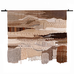 Тканый вручную монументальный настенный гобелен Earth Flow варинант исполнения - 6 | Loft Concept в Сочи