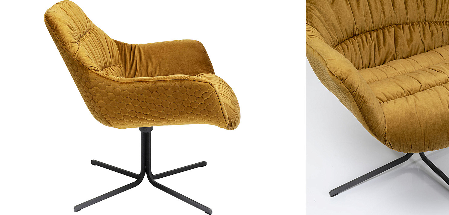 Кресло вращающееся Yellow Honeycomb - Loft-Concept в Сочи