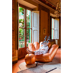 Дизайнерское кожаное кресло в форме руки Poltronova Joe Gold  Armchair варинант исполнения - 8 | Loft Concept в Сочи