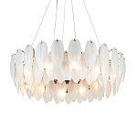 Люстра Mont Saint-Michel Золотая с Рельефным Стеклом варинант исполнения - 2 | Loft Concept в Сочи