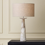 Настольная лампа на конусовидном корпусе с чашей и с тканевым абажуром Daydreaming варинант исполнения - 4 | Loft Concept в Сочи