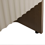 Тумба под телевизор серая с мраморной столешницей Uniqueness Marble варинант исполнения - 8 | Loft Concept в Сочи