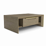 Стол журнальный с ящиками и открытыми полками Flowchart варинант исполнения - 1 | Loft Concept в Сочи