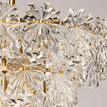 Люстра многоярусная с объемными прозрачными цветами Hanging Flowers варинант исполнения - 4 | Loft Concept в Сочи