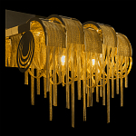 Бра с металлическими дугами и цепочками 33 см Atlantis Chain варинант исполнения - 8 | Loft Concept в Сочи