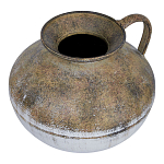 Ваза металлическая с ручкой Bygone Era варинант исполнения - 2 | Loft Concept в Сочи