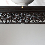 Черная резная консоль в Китайском стиле из массива Black Dragon Console варинант исполнения - 3 | Loft Concept в Сочи