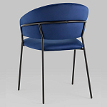 Стул в велюре синего цвета Horizon варинант исполнения - 5 | Loft Concept в Сочи