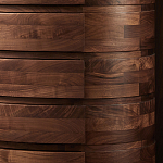 Комод деревянный с 7-ю ящиками Moon Walnut Furniture варинант исполнения - 5 | Loft Concept в Сочи