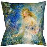 Подушка декоративная с принтом Весна Impressionism in Art варинант исполнения - 1 | Loft Concept в Сочи