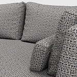 Мебельная ткань Шенилл серый цвет 142 см T4-46 варинант исполнения - 8 | Loft Concept в Сочи