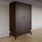 Платяной шкаф Elsa Dreams Walnut с 2-мя фасадами варинант исполнения - 2 | Loft Concept в Сочи