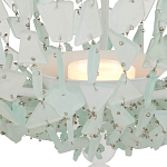 Люстра круглая с каскадом из декоративных элементов Sea Glass варинант исполнения - 3 | Loft Concept в Сочи