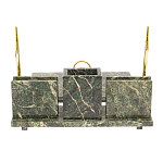 Настольный письменный набор из змеевика с гербом России Successful Leader варинант исполнения - 2 | Loft Concept в Сочи