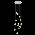 Люстра каскадная с мозаичным хрустальным оформлением Sparks of Crystal варинант исполнения - 2 | Loft Concept в Сочи