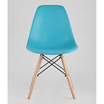 Пластиковый стул на ножках из массива бука Eames Torquoise варинант исполнения - 4 | Loft Concept в Сочи