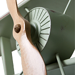 Полка книжная зеленая в виде аэроплана в стиле лофт FLY варинант исполнения - 2 | Loft Concept в Сочи