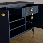 Комод-буфет Elsa Dreams Blue с открытыми полками   варинант исполнения - 1 | Loft Concept в Сочи