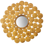 Настенное зеркало Ernest Metal Brass Mirror варинант исполнения - 1 | Loft Concept в Сочи