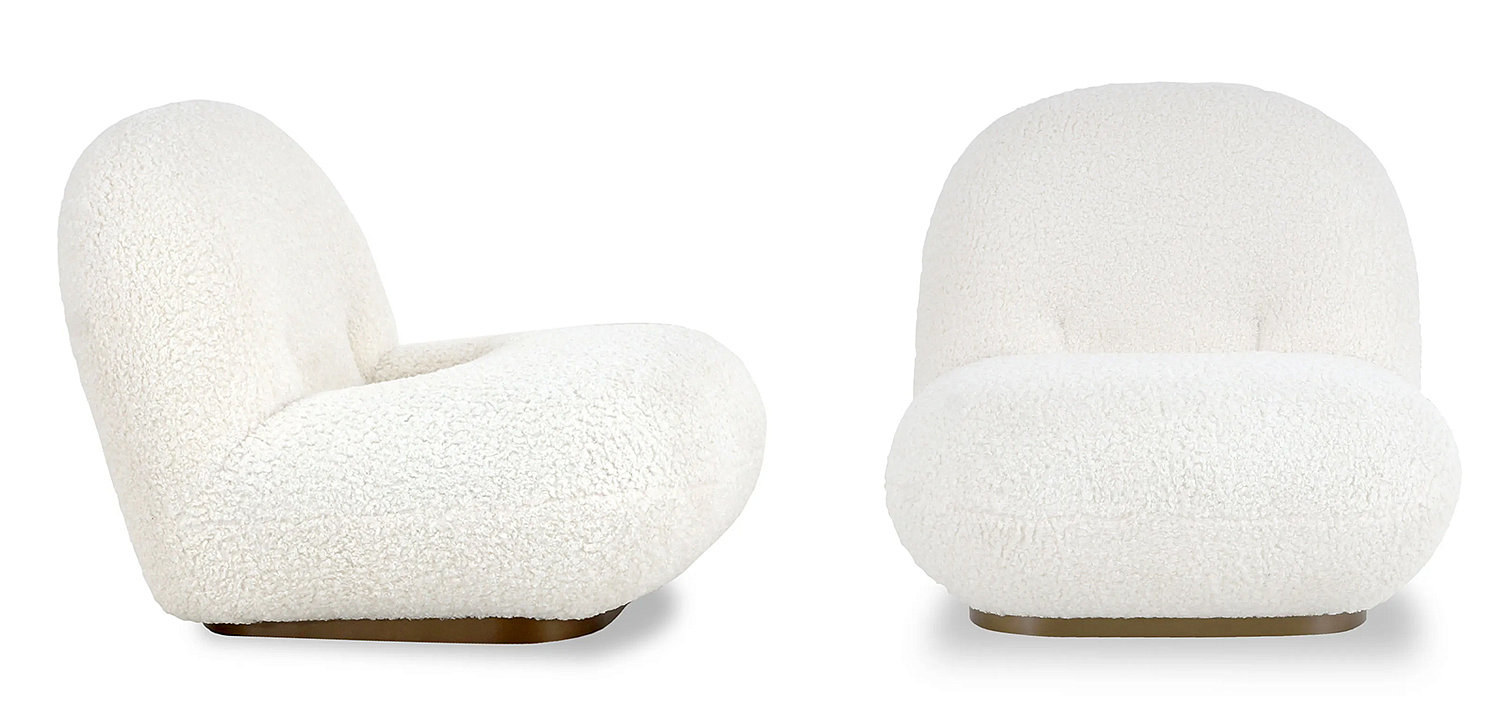 Кресло Herbie White Armchair Кресло Herbie White Armchair - Loft-Concept в Сочи
