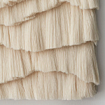 Светло-Бежевое Панно из нитей White Landscape Wall Hanging варинант исполнения - 1 | Loft Concept в Сочи