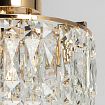 Потолочный светильник круглый с прозрачными подвесками Lunet варинант исполнения - 3 | Loft Concept в Сочи