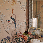 Обои ручная роспись Cecily pink варинант исполнения - 5 | Loft Concept в Сочи