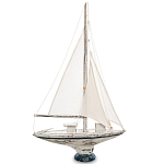 Деревянная статуэтка в виде парусника Sailboat Statuette варинант исполнения - 1 | Loft Concept в Сочи