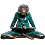 Статуэтка из бронзы в виде лягушки Animals Bronze варинант исполнения - 3 | Loft Concept в Сочи