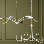 Люстра белая с плафонами в виде лепестков Delicate Flower варинант исполнения - 5 | Loft Concept в Сочи