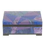 Шкатулка из натурального камня лазурит и чароит Stone Casket варинант исполнения - 2 | Loft Concept в Сочи