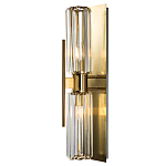 Бра с двумя хрустальными цилиндрическими плафонами Glass TUBE варинант исполнения - 2 | Loft Concept в Сочи