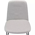 Стул мягкий светло-серый Chair Gray Runners варинант исполнения - 5 | Loft Concept в Сочи