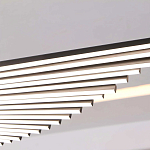 Люстра в виде распахнутых крыльев из тонких металлических планок Flight of Freedom варинант исполнения - 12 | Loft Concept в Сочи