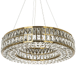 Круглая люстра с хрустальным декором Langlais Crystal Brass Chandelier варинант исполнения - 1 | Loft Concept в Сочи