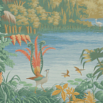 Обои ручная роспись Le Brésil Paille варинант исполнения - 3 | Loft Concept в Сочи