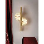 Бра  с фигурным мраморным рассеивателем Spiral of Warm Light варинант исполнения - 7 | Loft Concept в Сочи