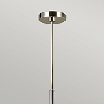 Люстра с 6-ю лампами на тонких изогнутых рожках в современном стиле Feiss варинант исполнения - 9 | Loft Concept в Сочи