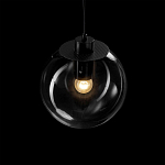 Подвесной светильник Selene Glass Ball Ceiling Lights Black  40 cm варинант исполнения - 2 | Loft Concept в Сочи