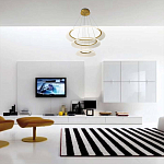 Люстра подвесная с 3-мя кольцевыми светодиодными лампами Catcher варинант исполнения - 2 | Loft Concept в Сочи