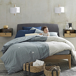 Бра из металла и дерева Ruell White Metal Wooden Wall Lamp варинант исполнения - 4 | Loft Concept в Сочи