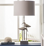 Настольная лампа с декором в виде птиц Coastal варинант исполнения - 2 | Loft Concept в Сочи