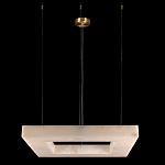 Люстра с квадратным каменным плафоном Calcite Square Light варинант исполнения - 2 | Loft Concept в Сочи