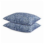 Постельное белье темно-синего цвета с рисунком Blossom Essence Sophie варинант исполнения - 3 | Loft Concept в Сочи