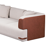 Трехместный диван Richmond с кожаной отделкой варинант исполнения - 6 | Loft Concept в Сочи