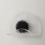 Бра из текстурированного прозрачного стекла с изогнутым краем Textured Glass  варинант исполнения - 4 | Loft Concept в Сочи