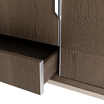 Шкаф из серого дуба Sawada Gray Oak Cabinet варинант исполнения - 5 | Loft Concept в Сочи