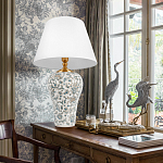 Настольная лампа с цветочной росписью Lamp Flower Painting варинант исполнения - 5 | Loft Concept в Сочи