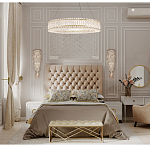 Бра с каскадом из прозрачного хрусталя и корпусом золотого цвета Constant Sparks варинант исполнения - 6 | Loft Concept в Сочи